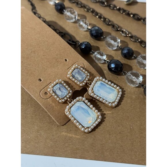 Beonon Vintage-Inspired Jewelry Set – Elegant Necklaces, Earrings, Rings - Picture 3 of 7